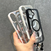 Clear Magnetic Phone Case with Lanyard